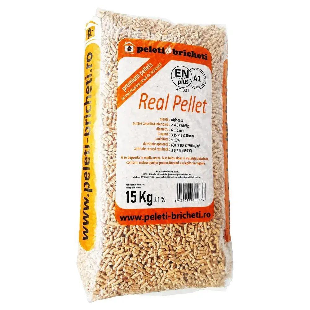 Peleti Real Pellet clasa ENplus A1 66 saci a câte 15 kg – Image 3